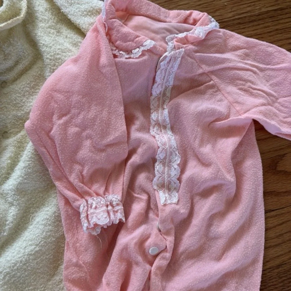 Large Lot 3-6 Months Baby Girl Clothes Carter's Pajama‎ Pants W Other Sleepers